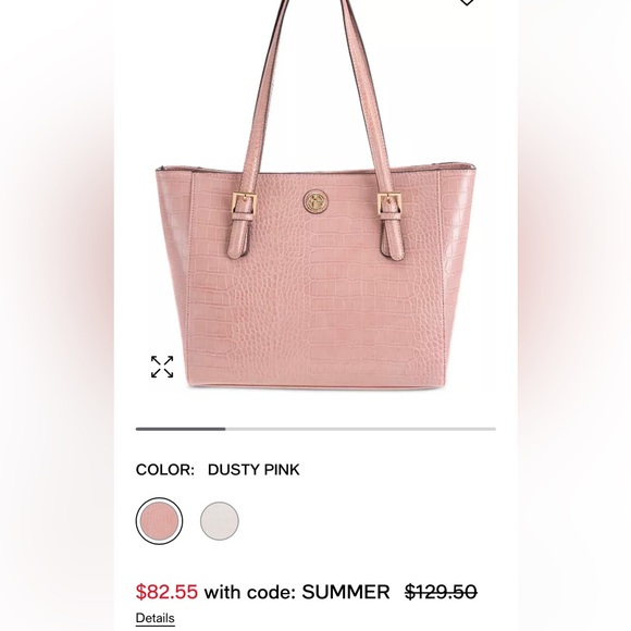 Giani Bernini Croc Embossed Tote - Picture 9 of 11